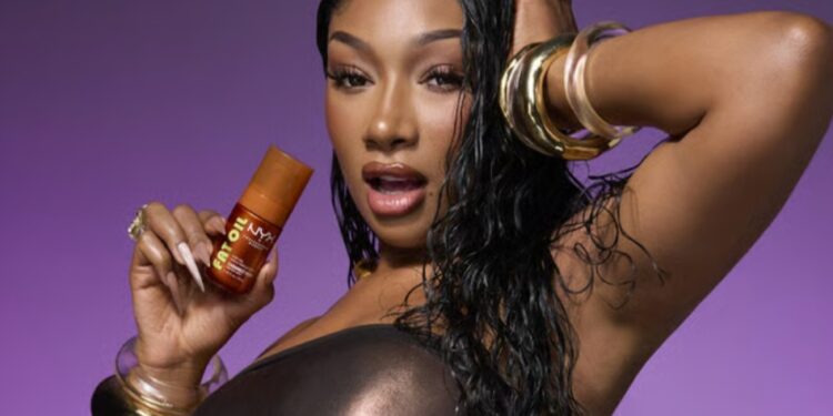 Megan Thee Stallion partners with NYX for Fat Oil body collection